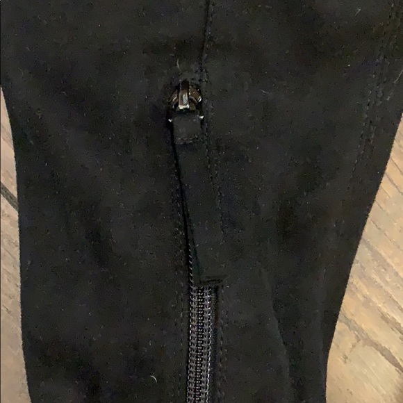 Franco Sarto Over the Knee Black Suede Boots - Picture 2 of 6